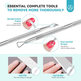 SAVILAND device set on vanity in home salon scene for tidy, professional-feeling removal