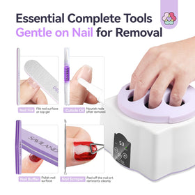 SAVILAND device in salon use demonstrating professional removal workflow and client comfort