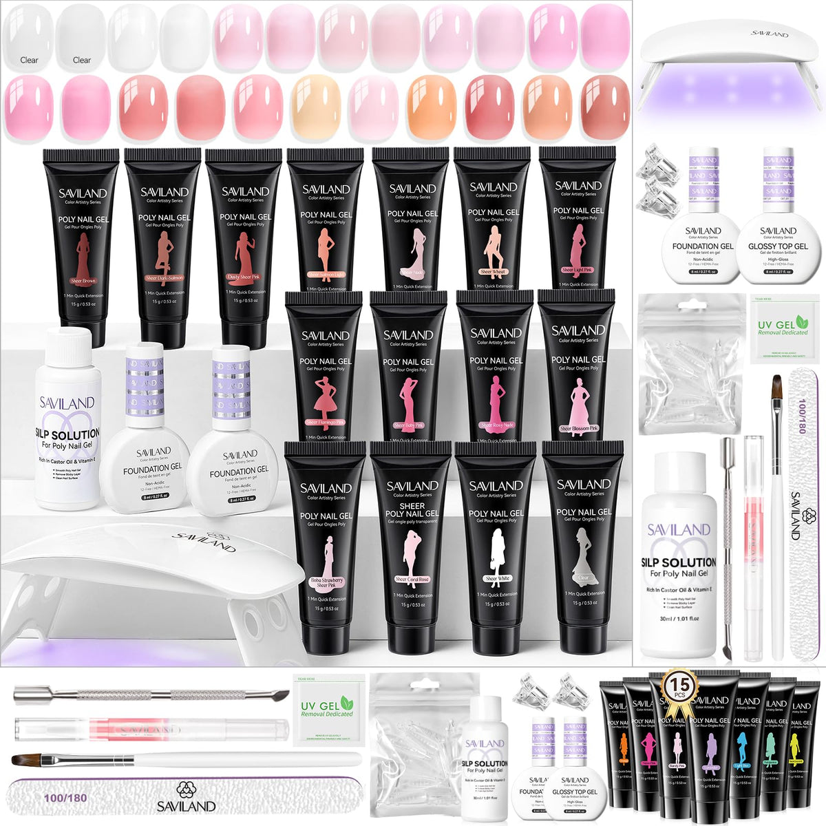 SAVILAND kit front packaging showing full contents and value