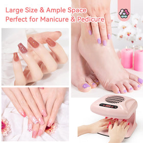 SAVILAND in a home manicure setting delivering salon-style results quickly
