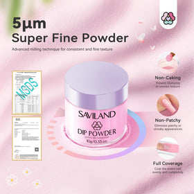 SAVILAND kit in use during manicure demonstrating easy at-home salon finish