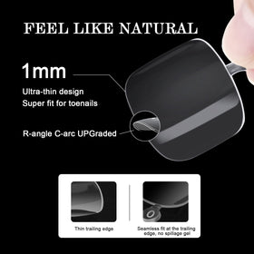 SAVILAND mini UV lamp curing a toenail tip quickly for durable, long-lasting finish