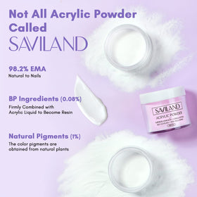 SAVILAND nail forms and 100 false tips spread, easy extension setup and size options benefit