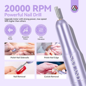 SAVILAND no-wipe top gel and pH bond displayed for long-lasting adhesion