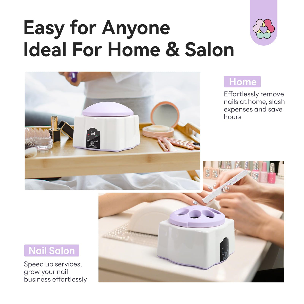 SAVILAND size comparison with hand showing scale and portable design for home or travel