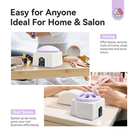SAVILAND size comparison with hand showing scale and portable design for home or travel