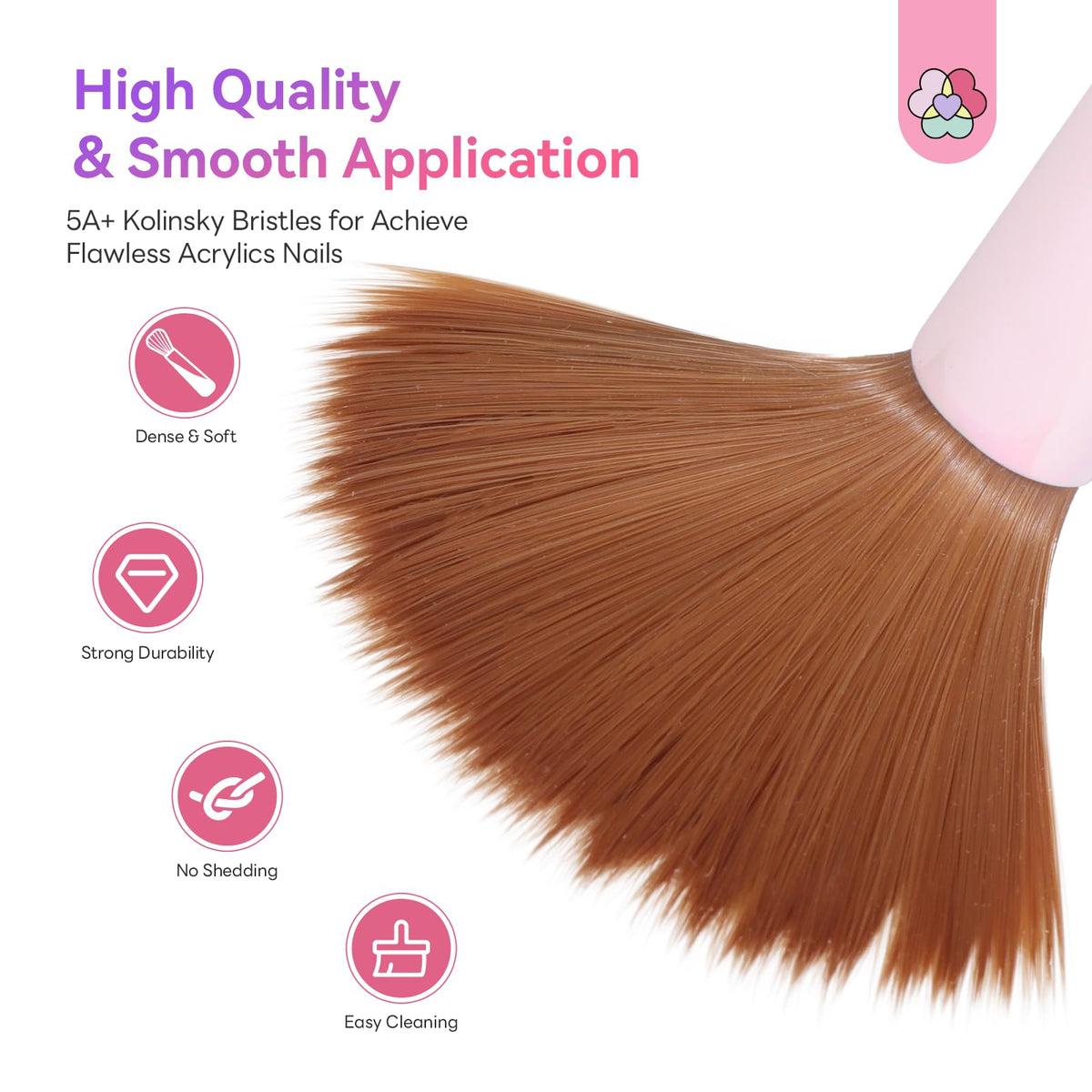 SAVILAND brushes side-by-side size comparison for selection guidance