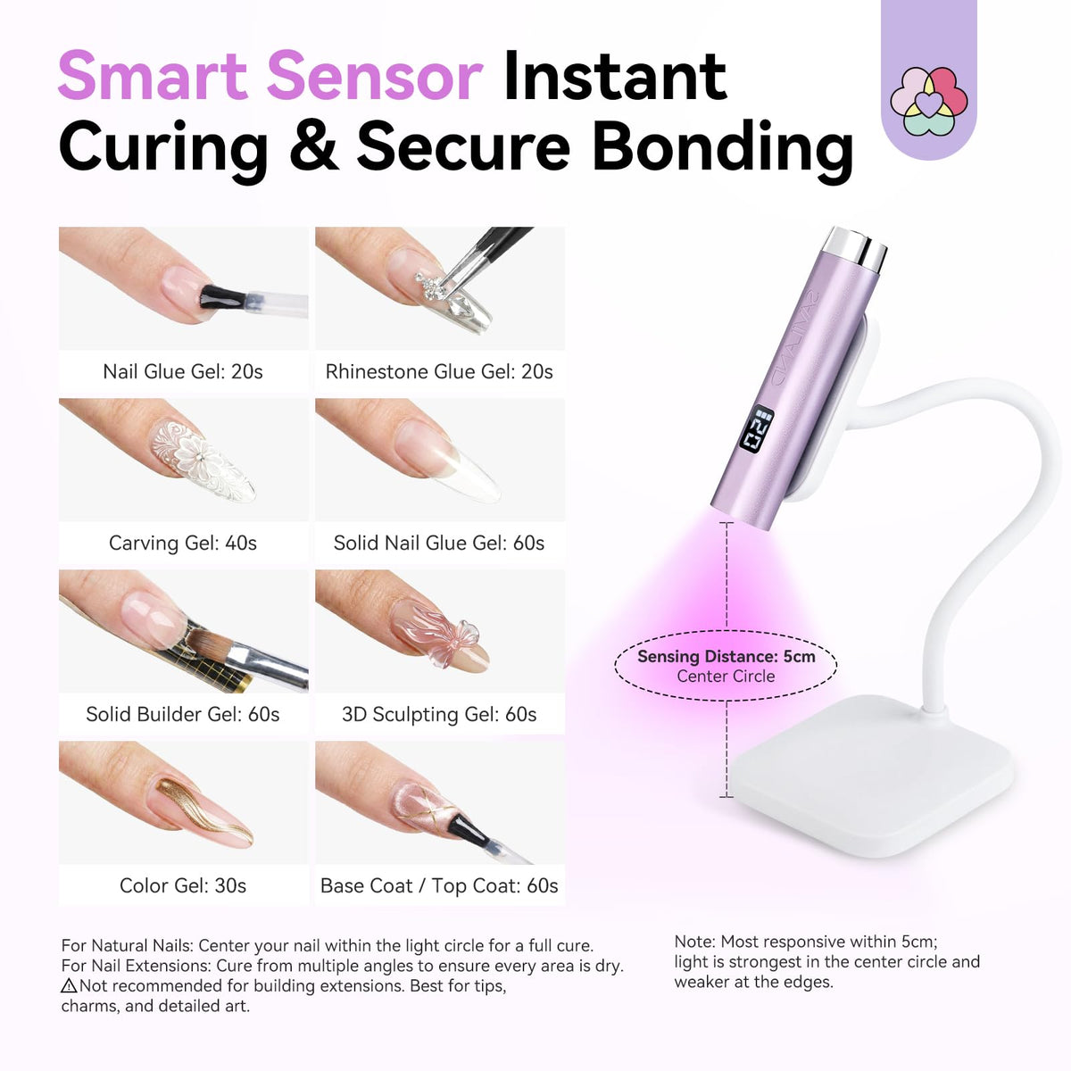 SAVILAND clear LCD timer display with one-touch controls for precision