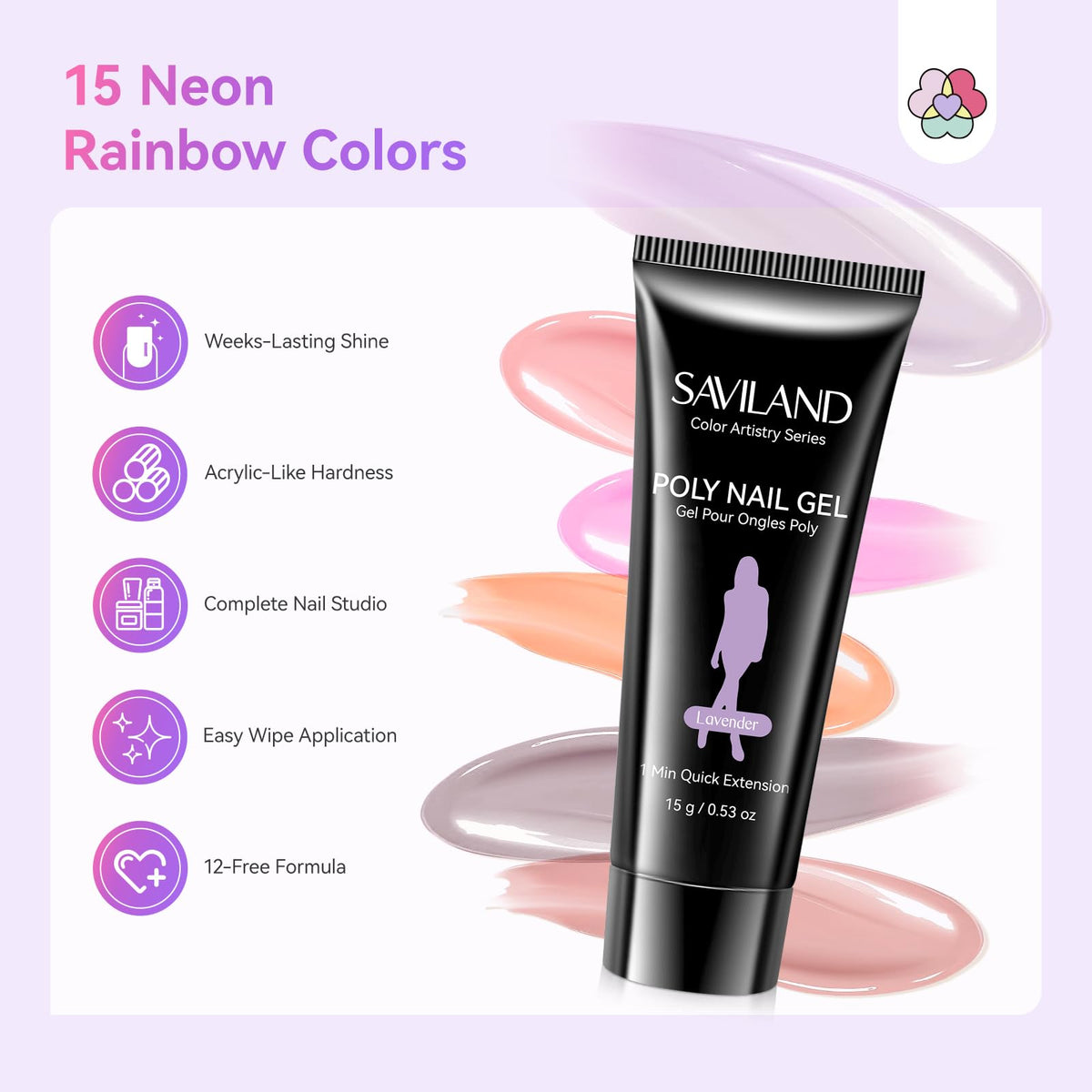 SAVILAND tools with cuticle oil highlighting professional prep and nail care benefits