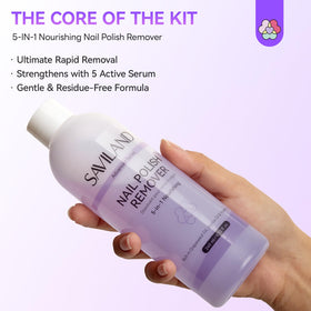 SAVILAND nail file buffer and scraper tools for efficient aftercare
