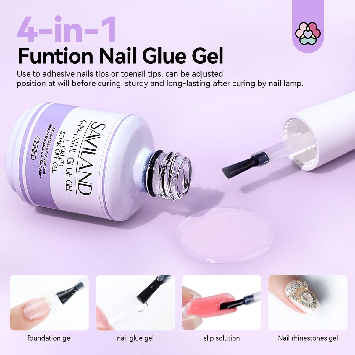 SAVILAND manicure tools laid out for efficient at-home nail work