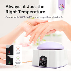 SAVILAND open soak bowl revealing inner chamber and removable components for easy refills