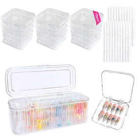 Sawvolker clear front packaging showing 15 nail boxes for easy selection