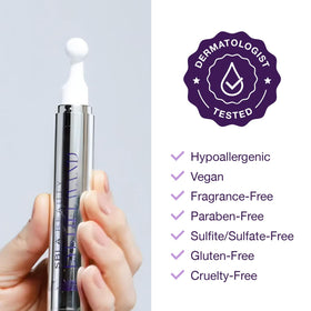 SBLA wand on a vanity to show daily routine convenience benefit