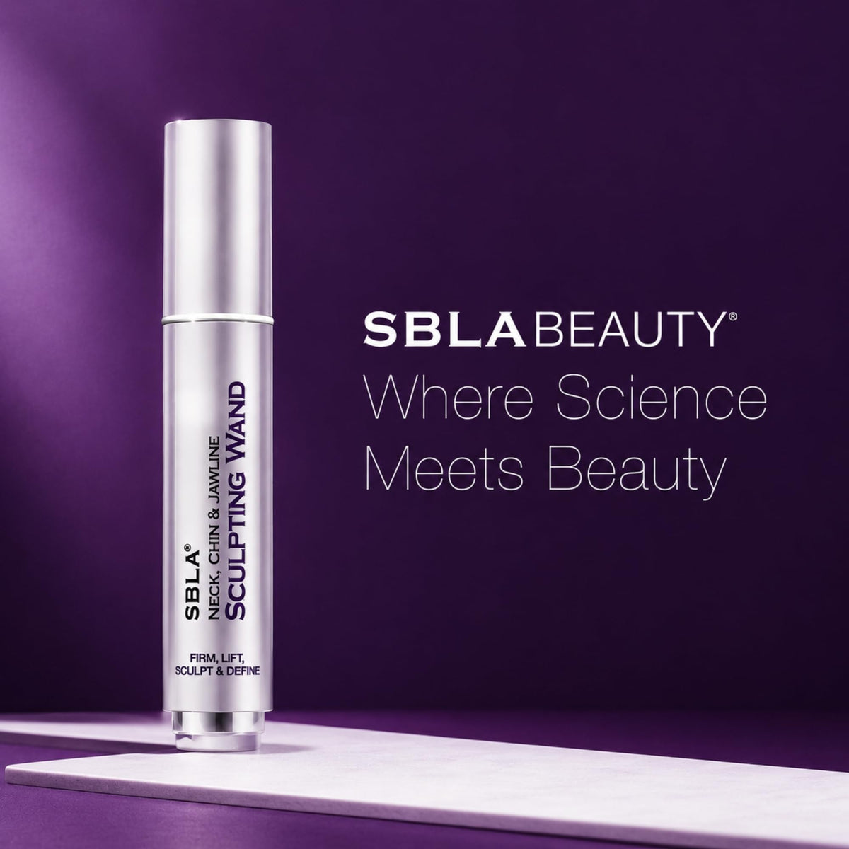 SBLA open airless reservoir revealing preserved potent ingredients