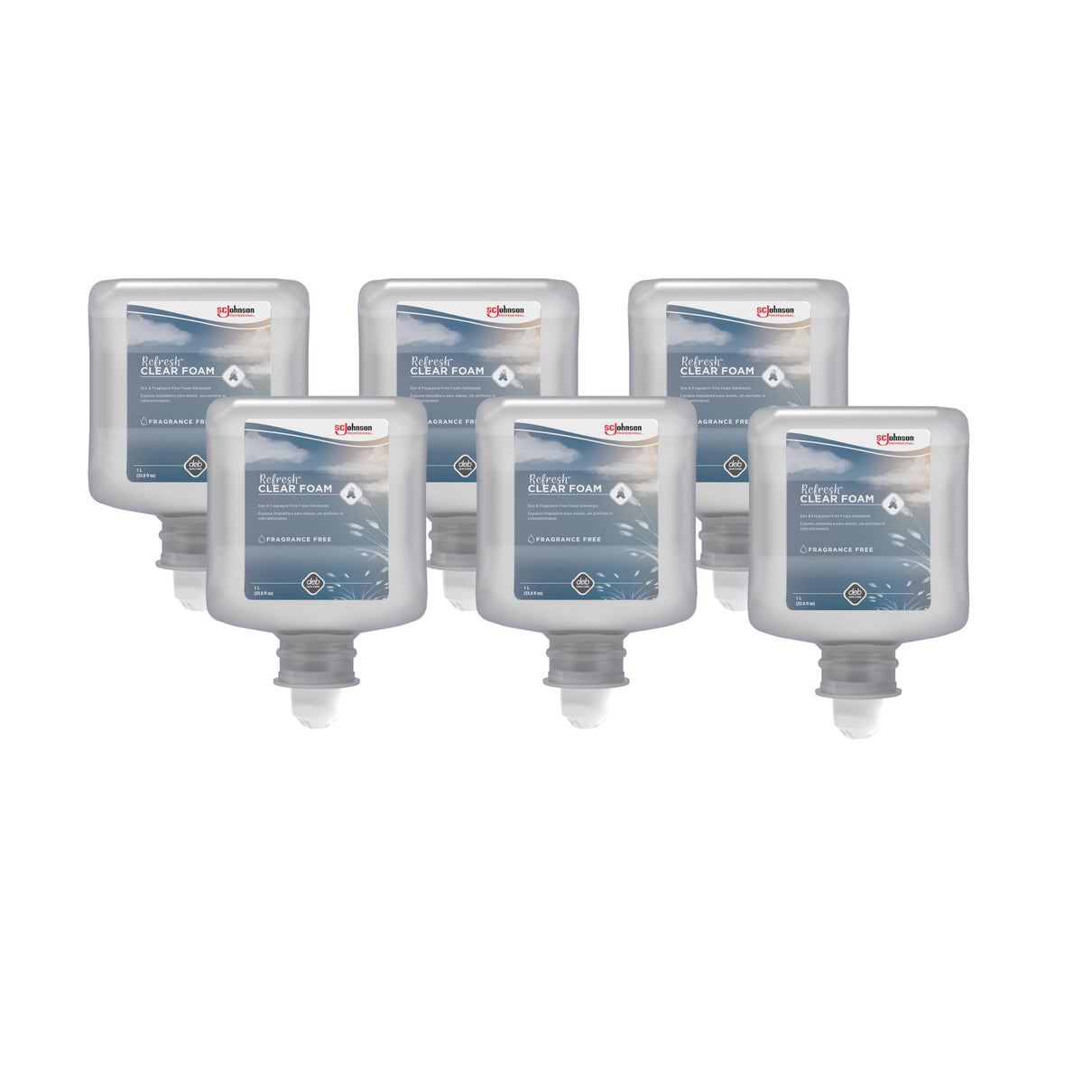 SC Johnson Professional front bottle view shows label and refill benefits