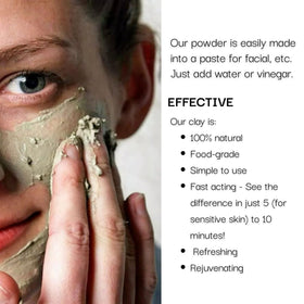 Schizandu clay mixed into mask in bowl, easy mixing for home use
