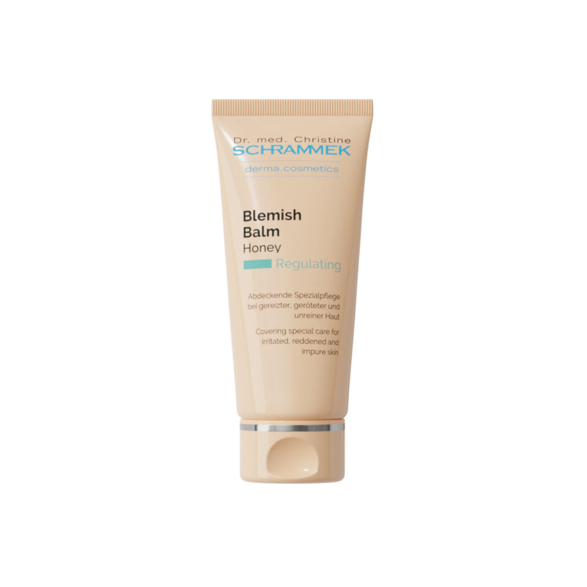 Schrammek BB cream on bathroom vanity in lifestyle setting for daily use