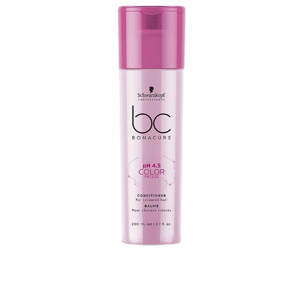 Schwarzkopf Professional BC Bonacure front bottle showing label and compact size for color protection