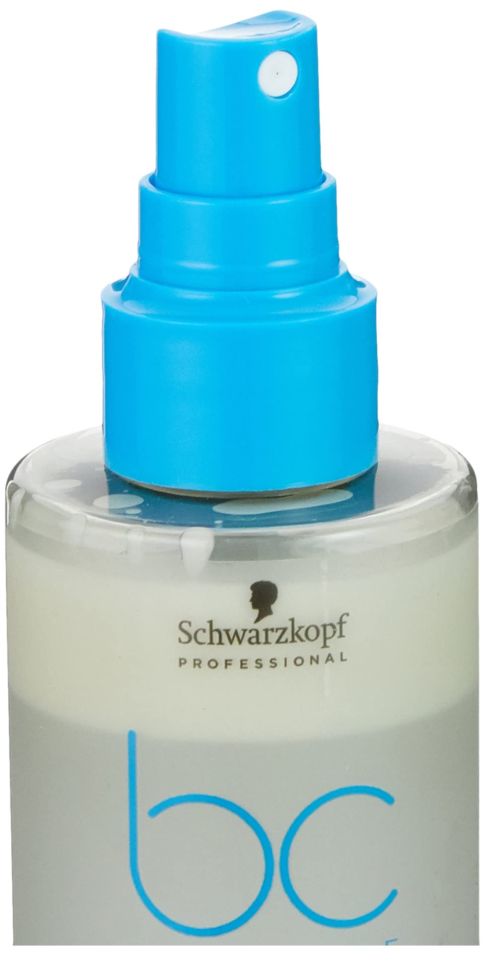 Schwarzkopf Professional bottle beside a ruler to show 6.8-ounce size and portability