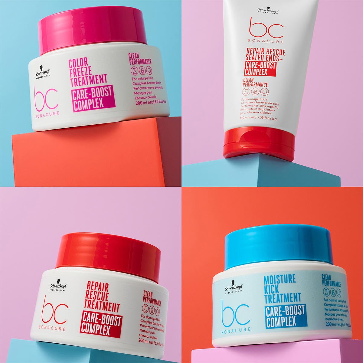 Schwarzkopf Professional bottle beside styling tools for daily heat protection