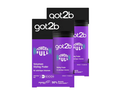 Schwarzkopf got2b front packaging showing compact 2x10g jars and brand