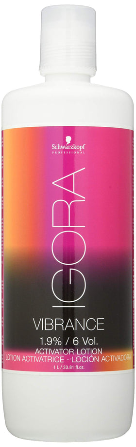 Schwarzkopf front bottle view showing label clarity and professional sizing benefit