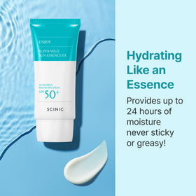 SCINIC 50ml bottle with scale indicating travel-friendly size