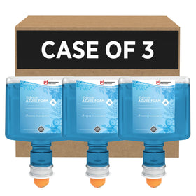 SC Johnson Professional front packaging showing three 1.2 L touch‑free cartridges and benefits