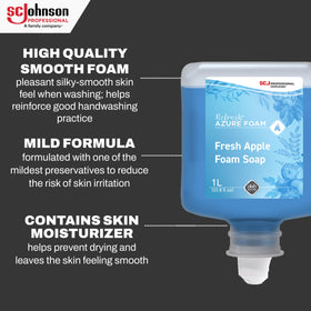 SC Johnson Professional foaming texture close-up showing airy foam quality
