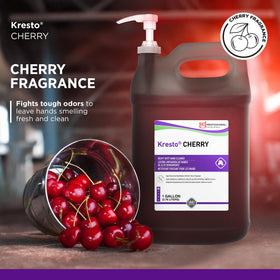 SC Johnson Kresto Cherry being used in workshop to remove grease from hands quickly