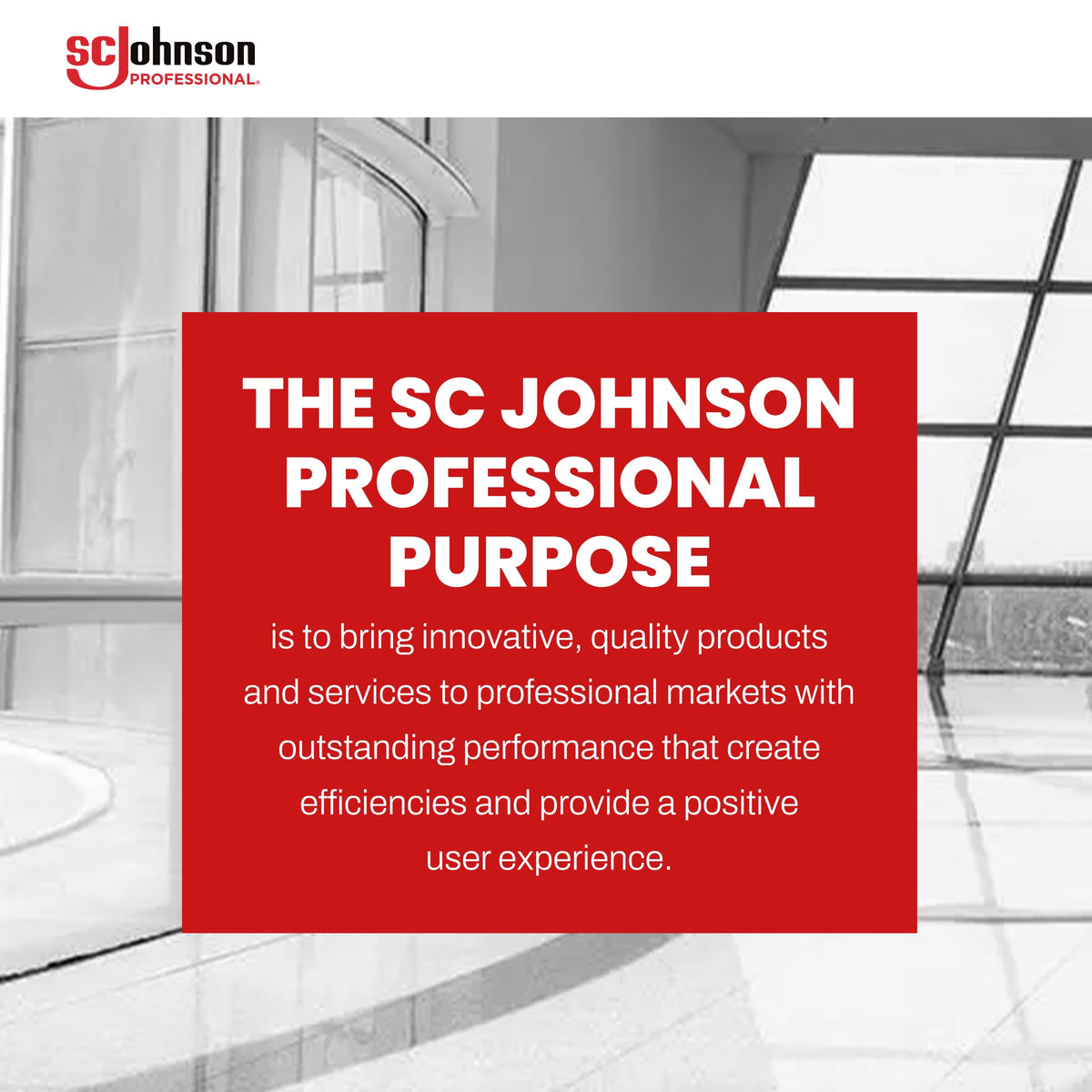 SC Johnson Professional dispenser in commercial washroom highlighting professional use