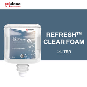 SC Johnson Professional close-up foam texture demonstrating gentle cleansing
