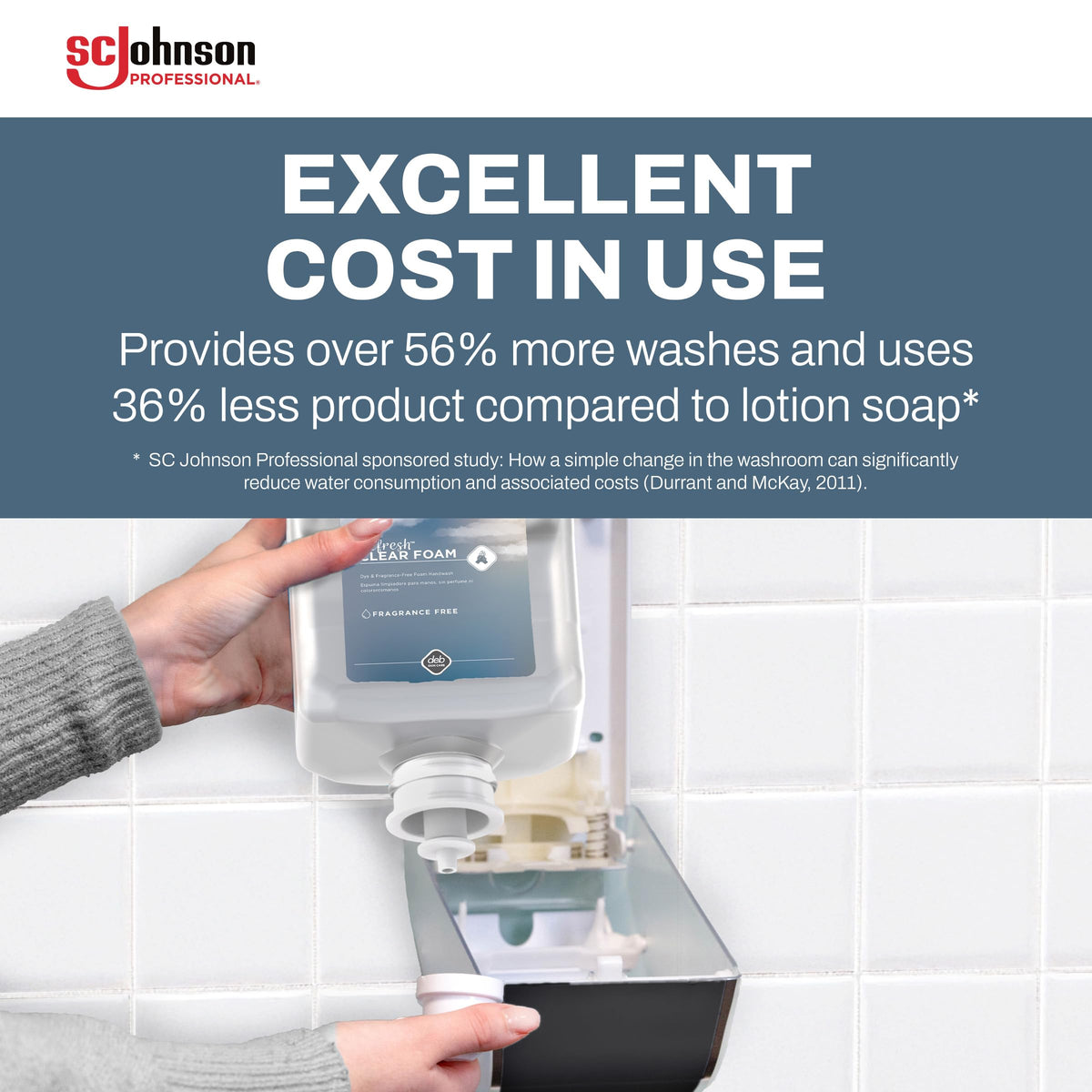 SC Johnson Professional two cartridges in pack for efficient supply rotation