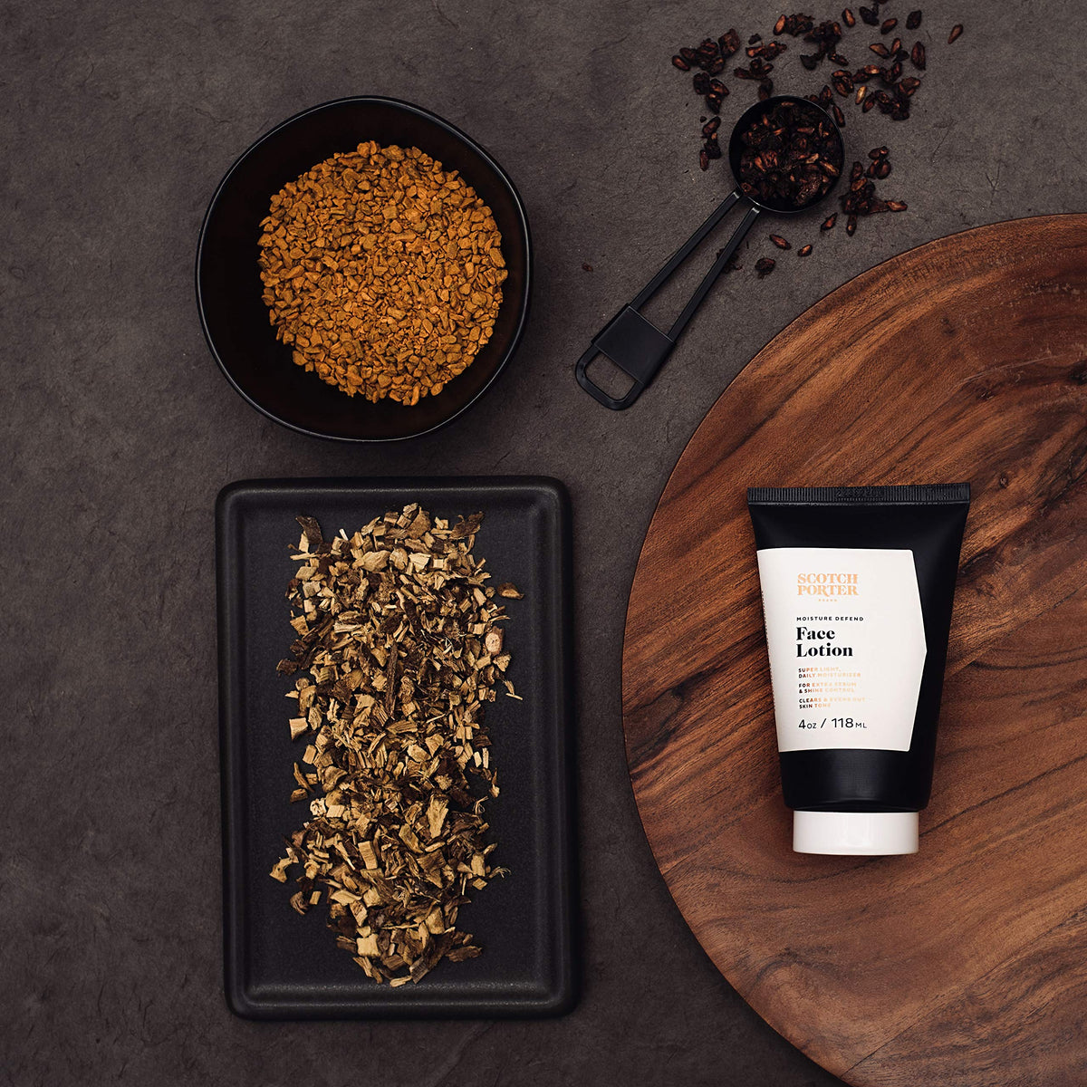 Scotch Porter applied after shaving to soothe and reduce redness