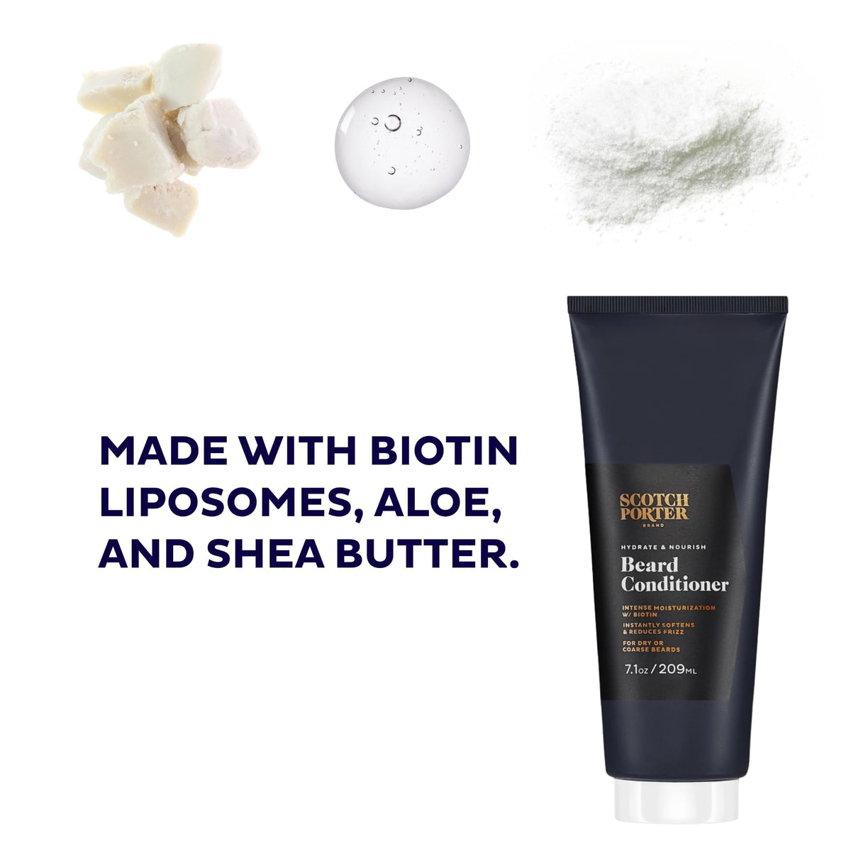 Scotch Porter being applied to wavy hair to define and reduce frizz