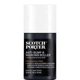 Scotch Porter front packaging showing roll-on bottle and benefits
