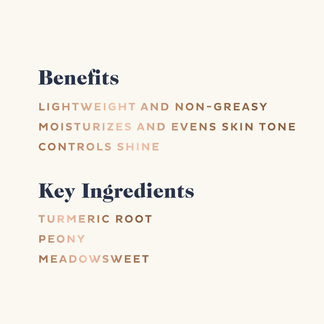 Scotch Porter ingredients display with turmeric and peony for skin clarity