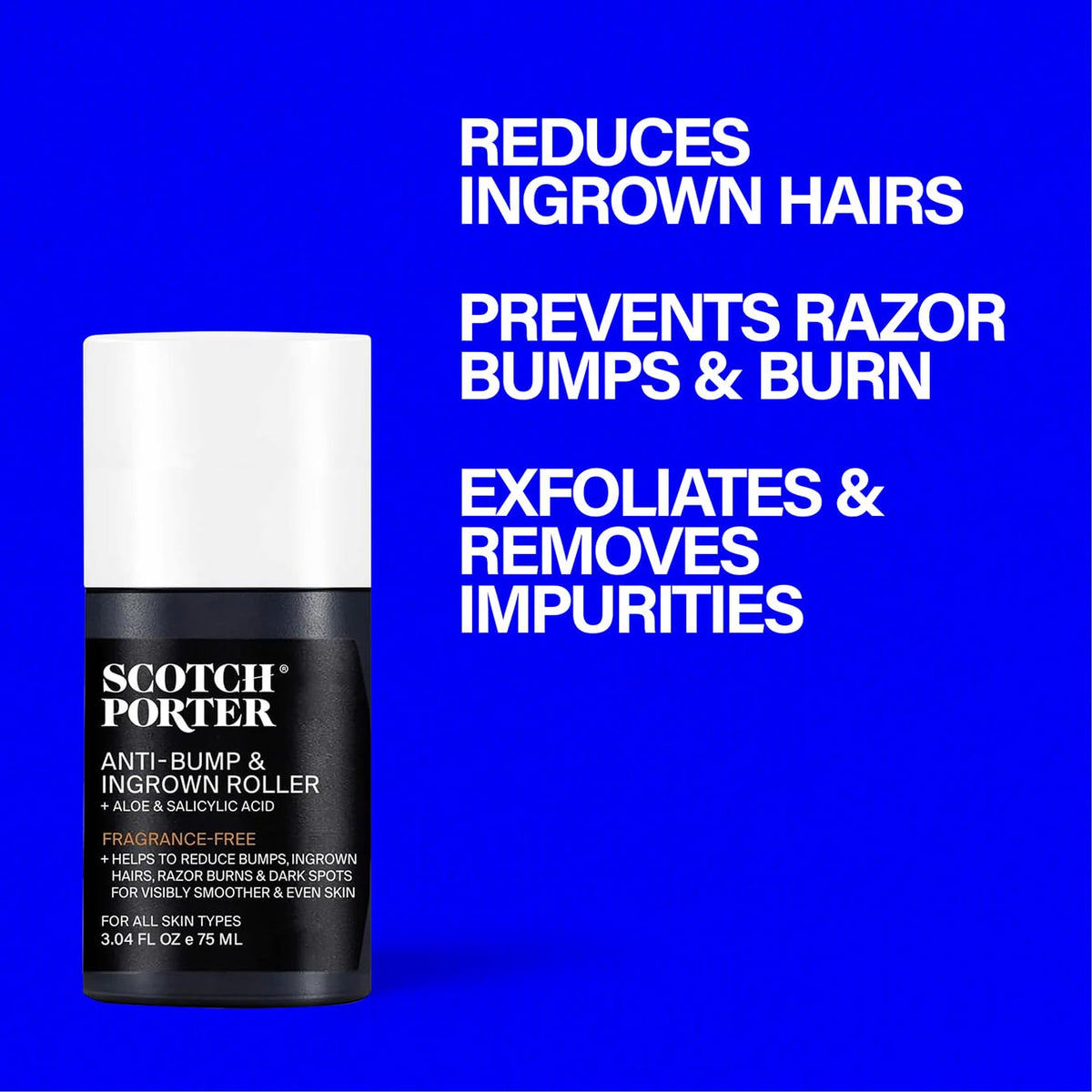 Scotch Porter product texture on skin highlighting lightweight absorption