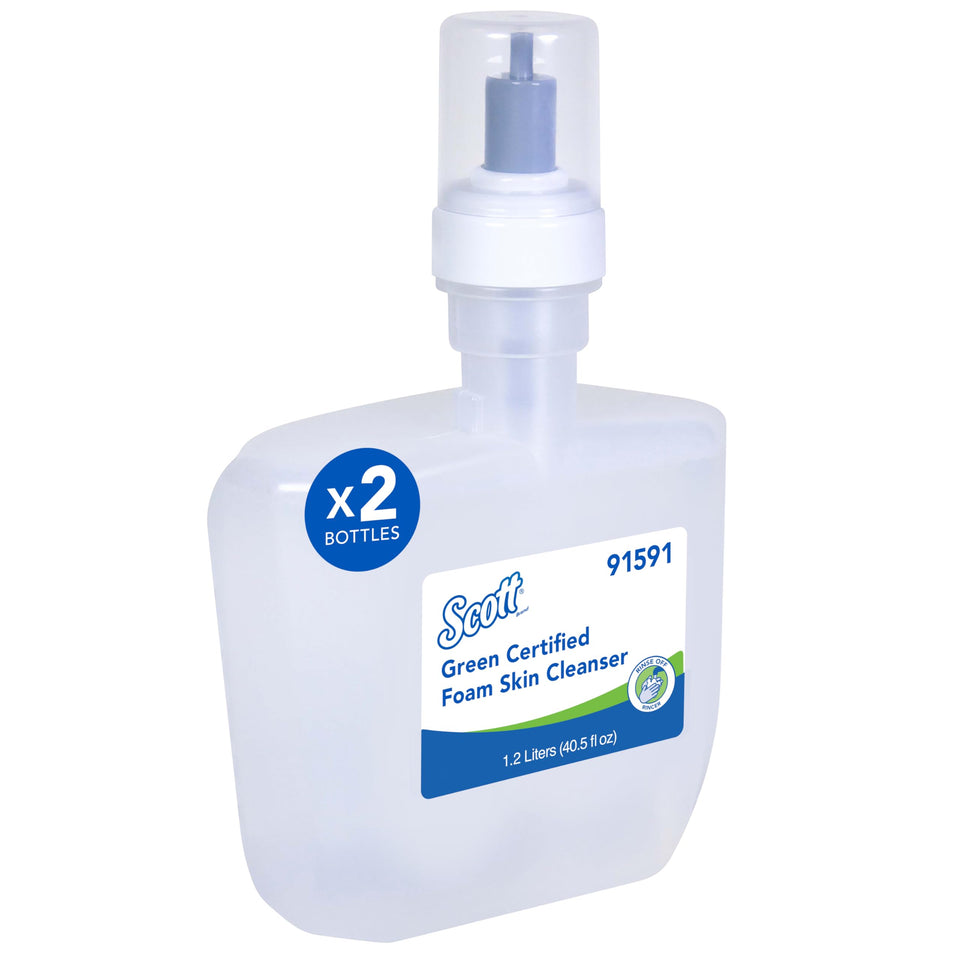 Scott Professional front packaging showing clear unscented refill and benefits