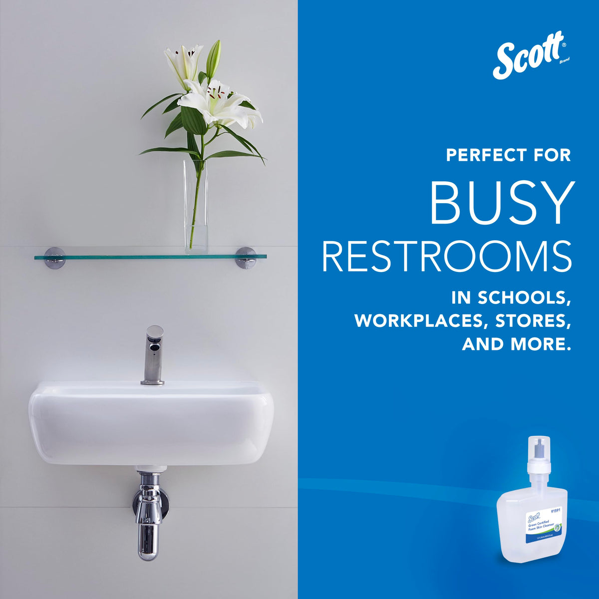 Scott Professional label with ECOLOGO and NSF E-1 certifications for trust