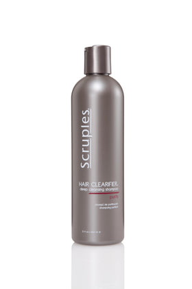 Scruples front packaging showing bottle and brand for quick identification and trust