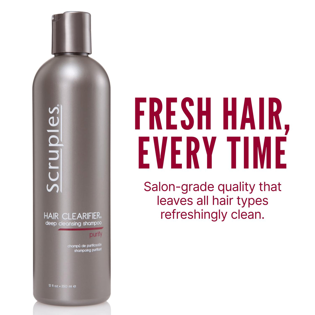 Scruples pouring texture into palm to show consistency and easy application