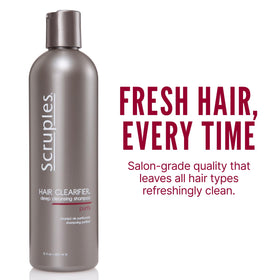 Scruples pouring texture into palm to show consistency and easy application