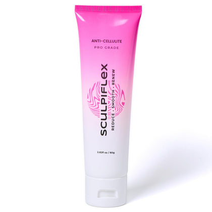SCULPIFLEX front packaging showing product and benefits for smoother skin