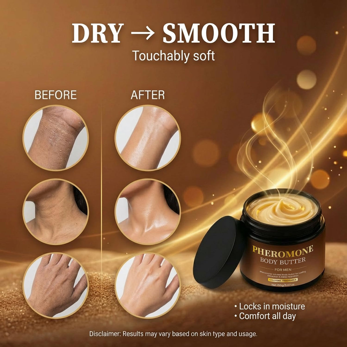 SDUQULK applied to chest and shoulders, demonstrates easy daily use