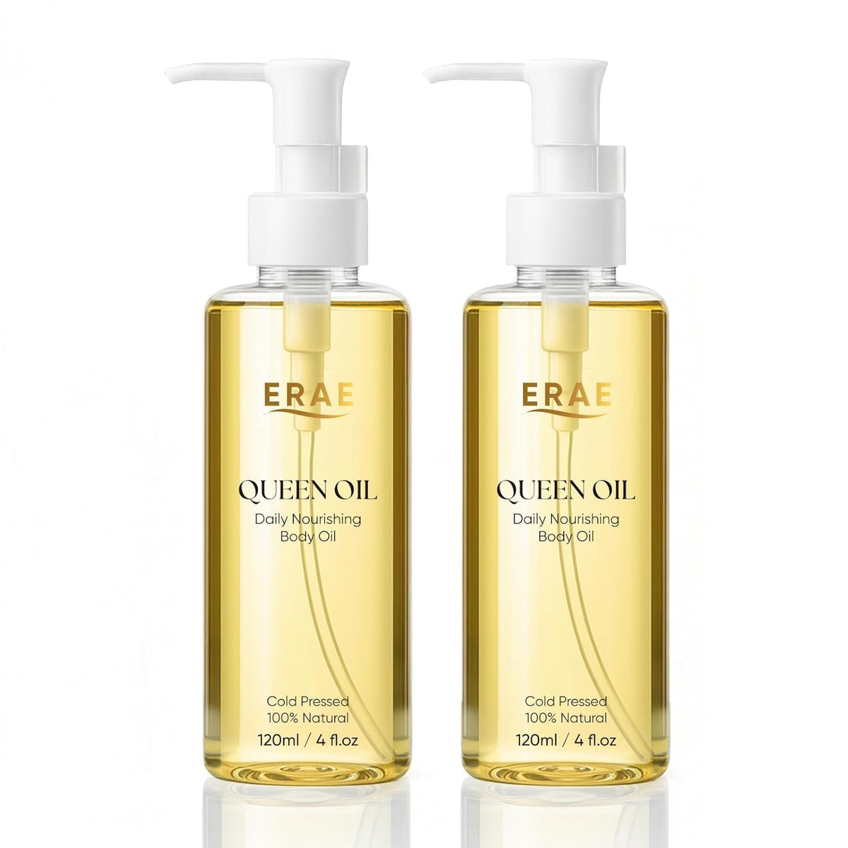 SDUQULK ERAE Queen Oil front packaging showing two bottles and benefits
