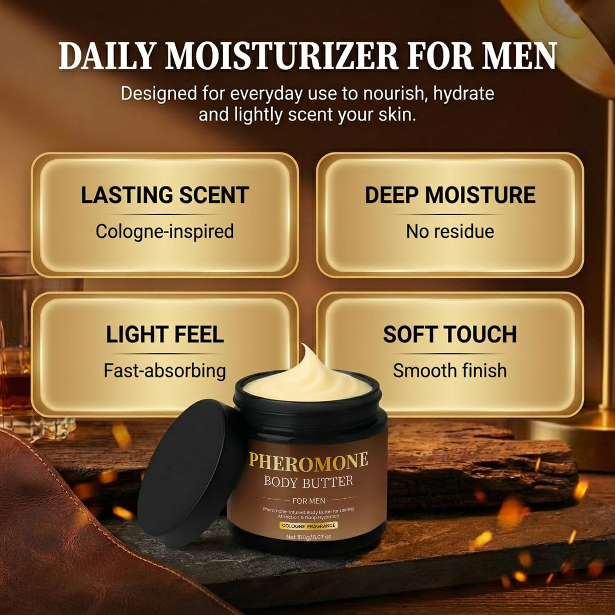 SDUQULK shea and cocoa butter ingredients, emphasizes deep hydration properties