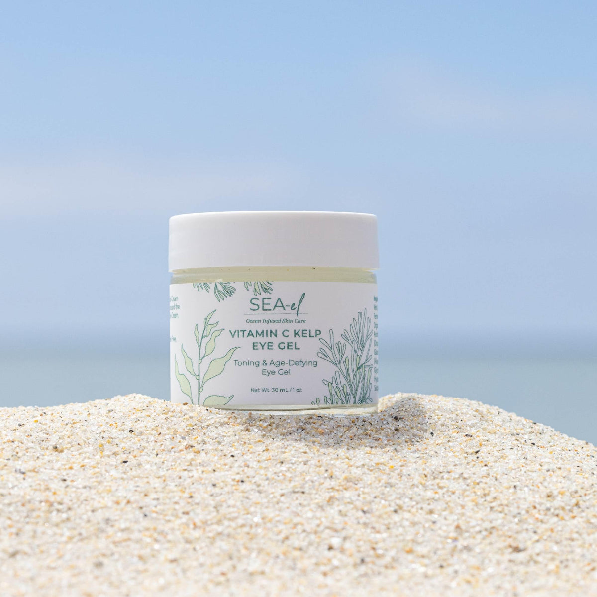 Sea-El 1 oz size comparison demonstrating compact travel-friendly benefit