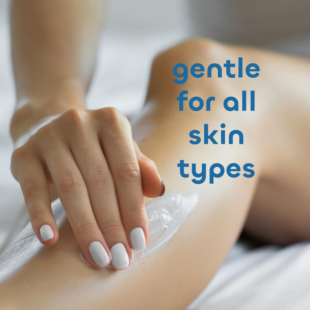 Seaweed Bath Co. application on arm illustrating quick absorption and hydrated skin